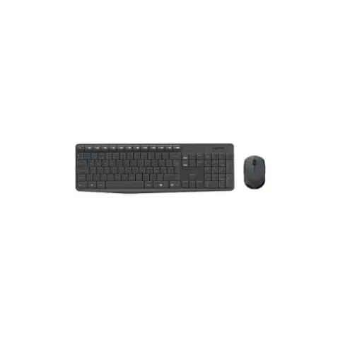 Logitech MK235 Combo Teclado y Mouse Inalámbrico - Diseño Español Duradero y Confortable