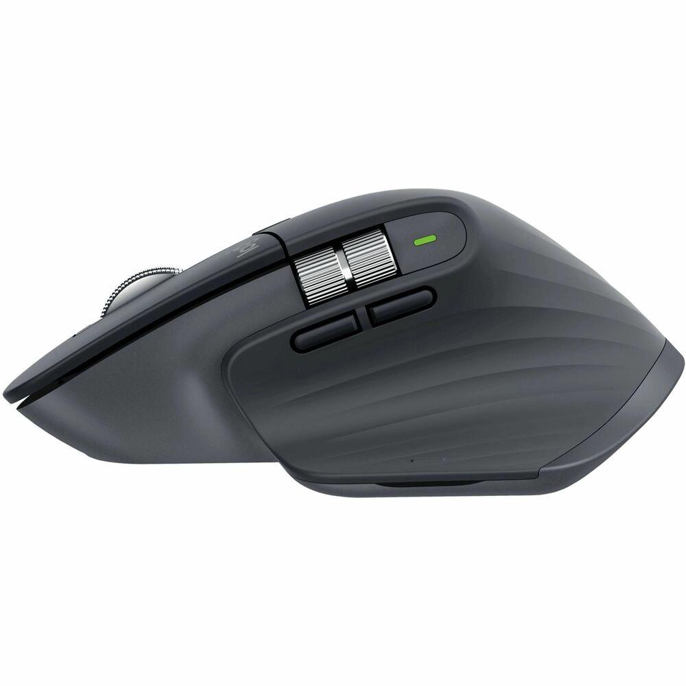 Logitech MX Master 3S Inalámbrico 8000 DPI 7 Botones Grafito - El mouse ergonómico que transforma tu productividad