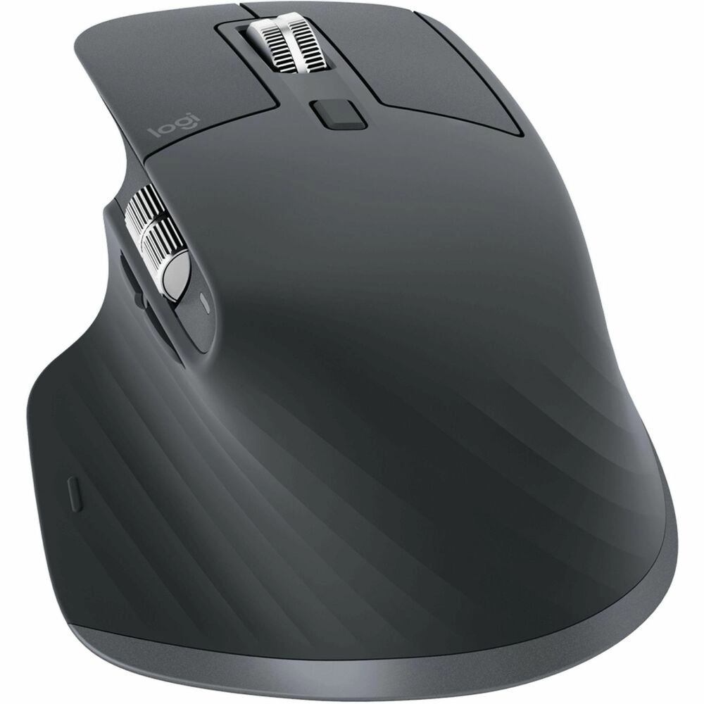 Logitech MX Master 3S Inalámbrico 8000 DPI 7 Botones Grafito - El mouse ergonómico que transforma tu productividad