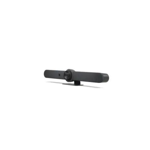 Logitech Rally Bar Graphite - Cámara Videoconferencia 4K Todo-en-Uno con IA para Salas Medianas