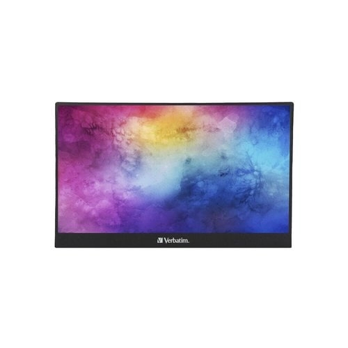 Monitor Portátil Verbatim 14" Full HD IPS - Segunda Pantalla Ultraligera para Trabajo y Gaming