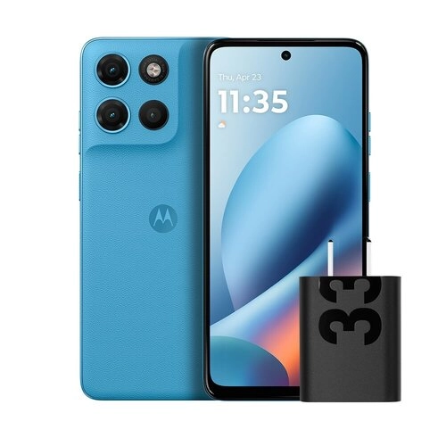 Motorola Moto G17 Power 4GB/256GB Alaskan Blue - El smartphone resistente con cámara Sony de 50 MP para creadores
