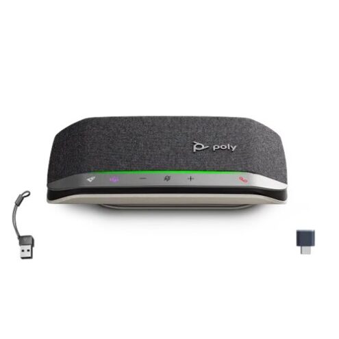 Poly Sync 20+M Altavoz USB-C/A Bluetooth Negro - Tu reunión perfecta en cualquier lugar