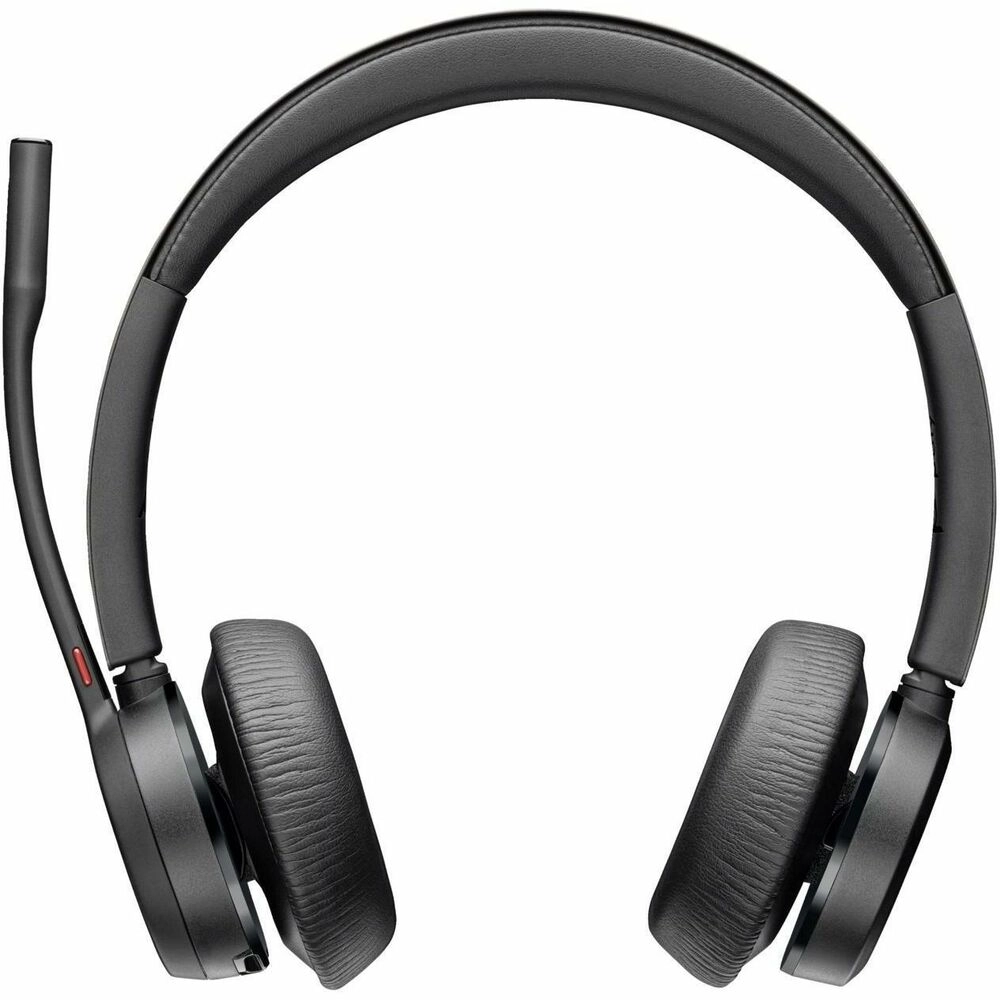 Poly Voyager 4320 Bluetooth 5.1 Binaural USB-A Negro - Auriculares inalámbricos certificados para Microsoft Teams
