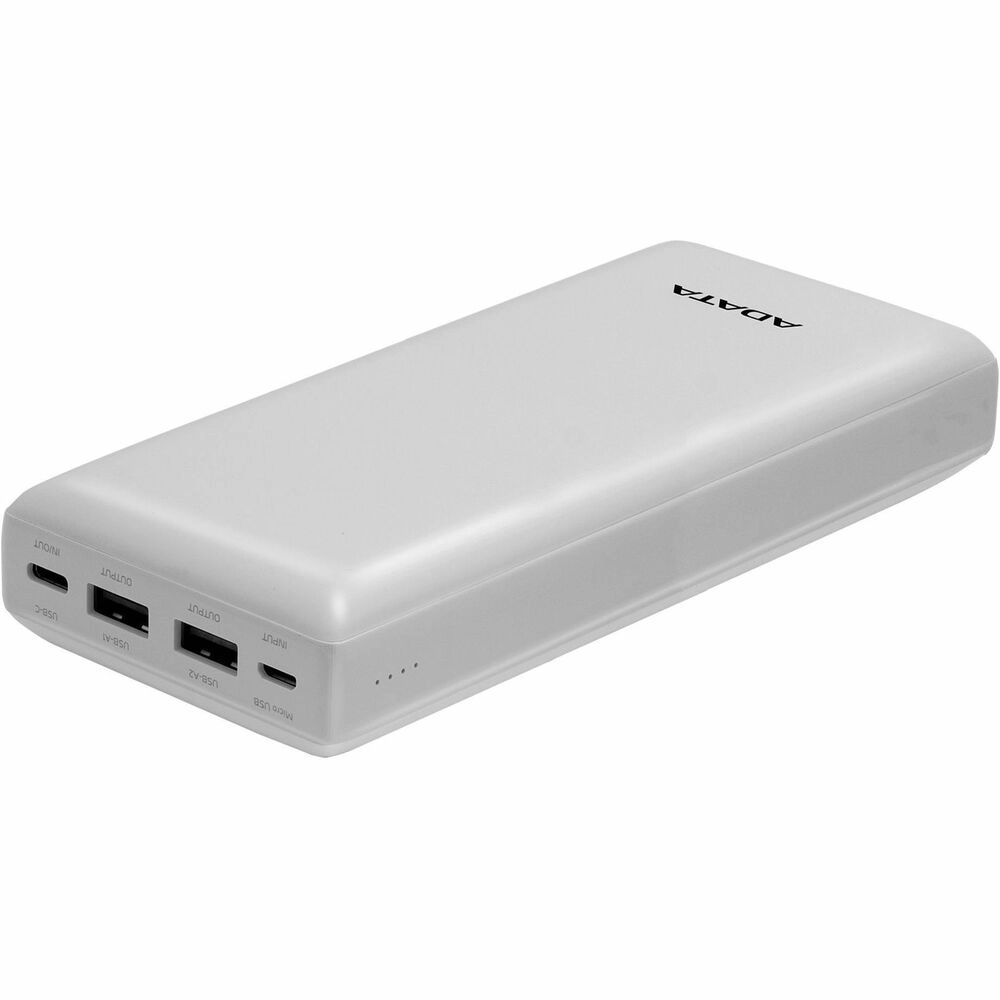 Power Bank ADATA C20 20000mAh Blanca - Carga Rápida 3 Dispositivos