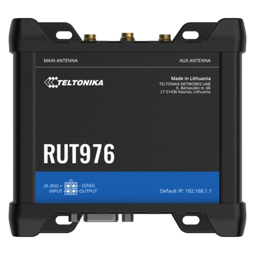 Router Industrial Teltonika RUT976 5G RedCap WiFi Dual SIM Profesional