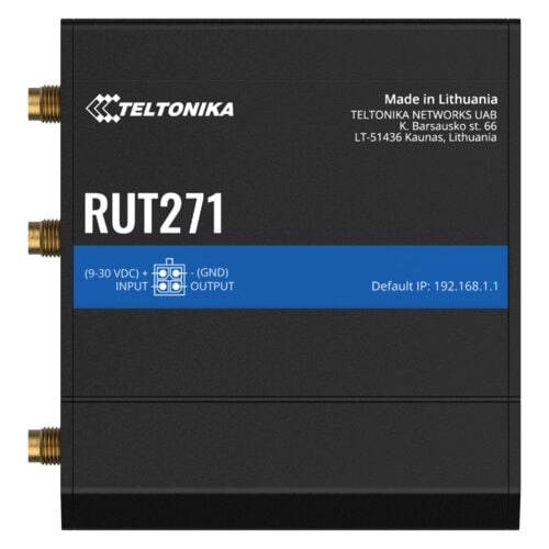 Router Teltonika RUT271 5G RedCap Industrial WiFi Dual Band 50 Dispositivos