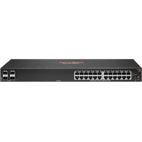 Switch Aruba 6100 24 Puertos Gigabit + 4 SFP+ 10G Empresarial JL678A