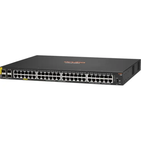 Switch Aruba 6100 48 Puertos Gigabit PoE+ 370W con 4 SFP+ - JL675A