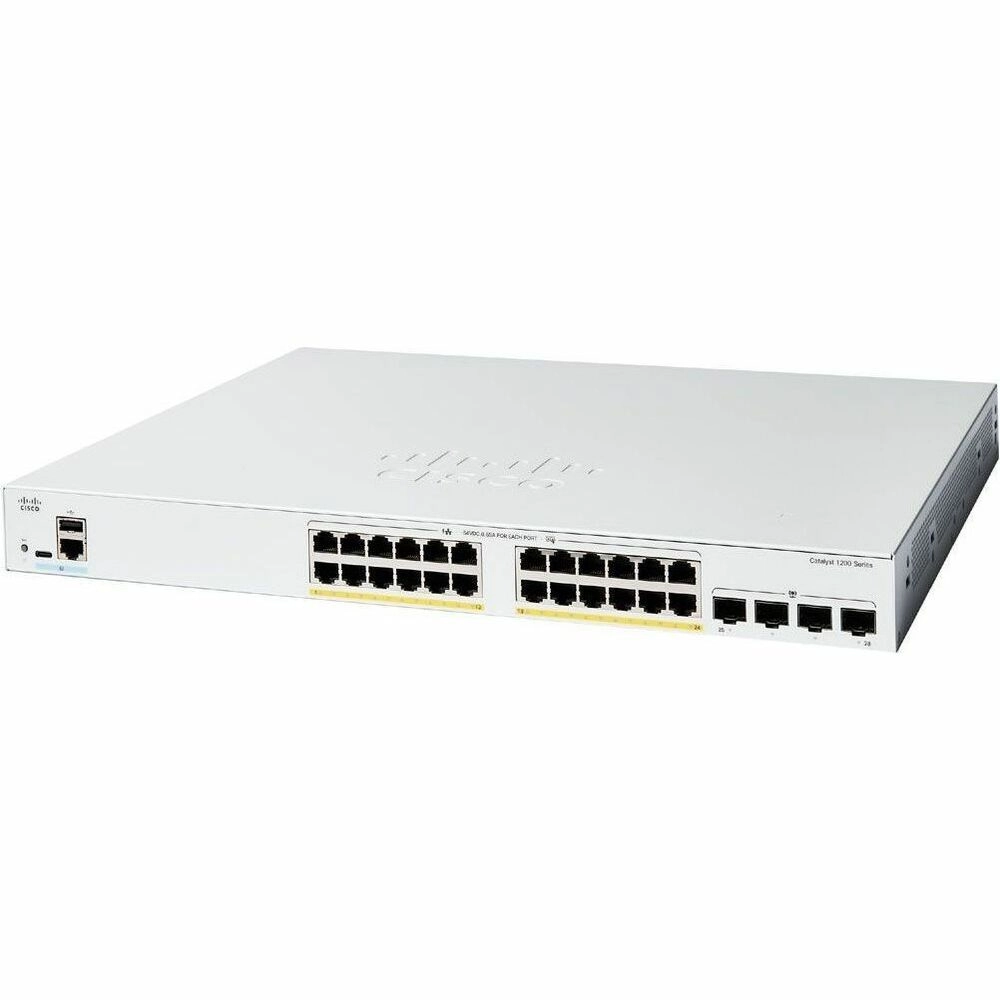 Switch Cisco Catalyst 1200 24 Puertos Gigabit + 4 SFP para Empresas
