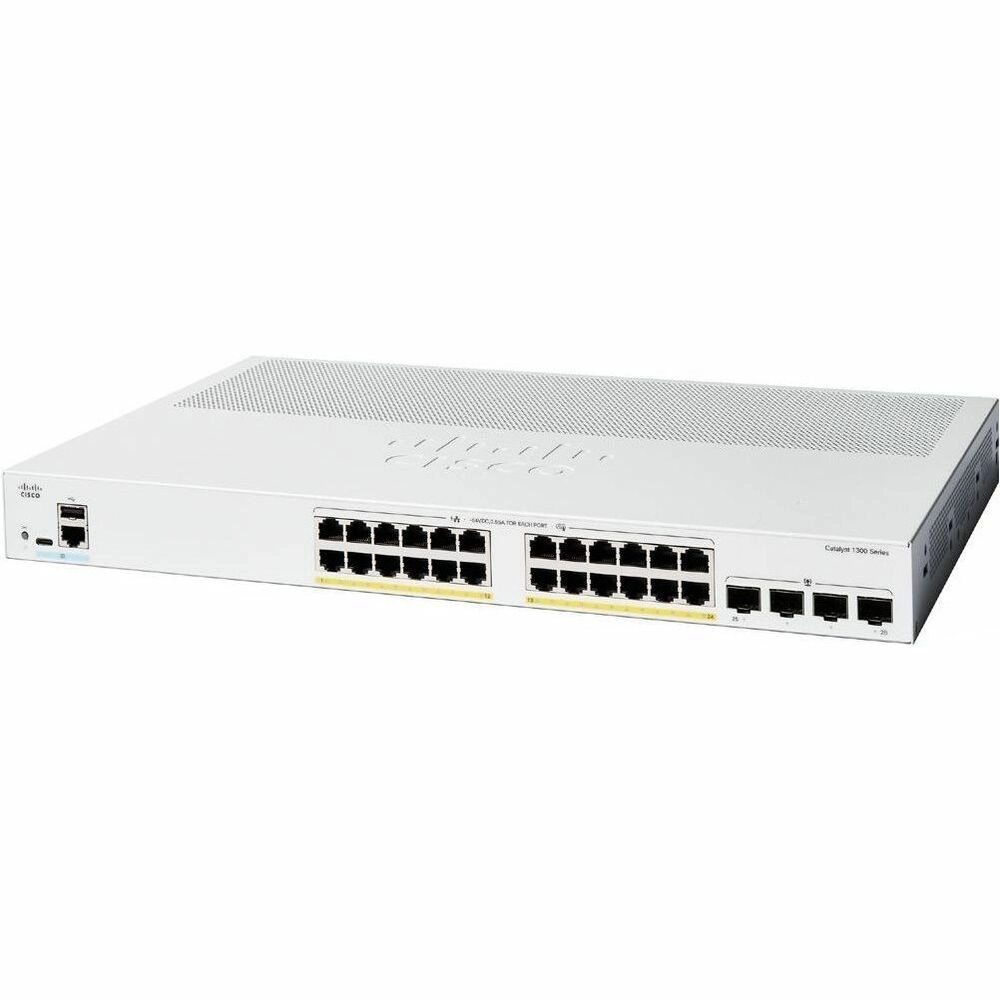 Switch Cisco Catalyst 1300 24 Puertos Gigabit PoE+ 195W - Gestión Cloud