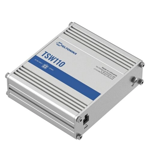Switch Ethernet Teltonika TSW110 5 Puertos Gigabit - Plug and Play Industrial
