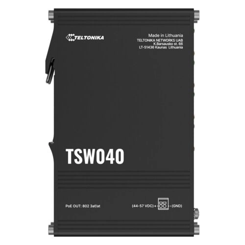 Switch Teltonika TSW040 8 Puertos PoE+ 240W Industrial Plug & Play