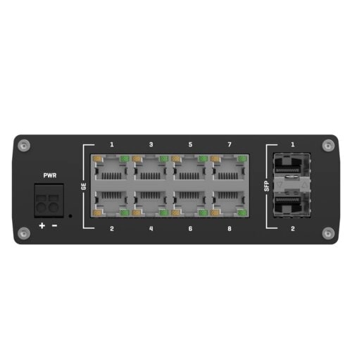Switch Teltonika TSW210 8 Puertos Gigabit Ethernet + 2 SFP Industrial