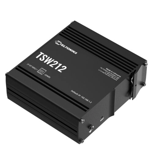 Switch Teltonika TSW212 8 Puertos Gigabit + 2 SFP Industrial Gestionado