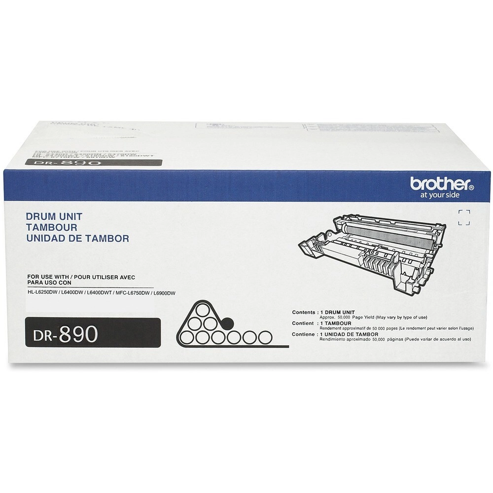 Brother DR-890 Tambor de Imagen Original Negro 50,000 Páginas Impresoras Láser