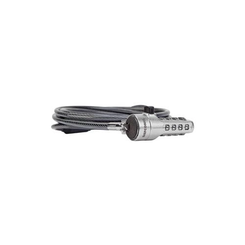 Targus DEFCON Trapezoid ASP66GLX Cable de Seguridad con Combinación Reiniciable 1.98m - Protege tu portátil sin llaves