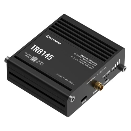 Teltonika TRB145 Gateway IoT Industrial LTE Cat 1 con RS485 Robusto