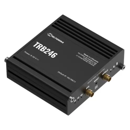 Teltonika TRB246 Gateway IoT Industrial 4G LTE con Doble SIM y GNSS