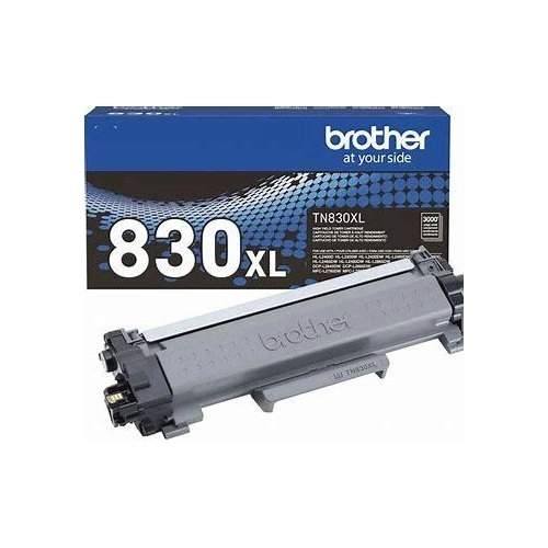 Toner Brother TN830XL Original Alto Rendimiento 3000 Páginas Negro