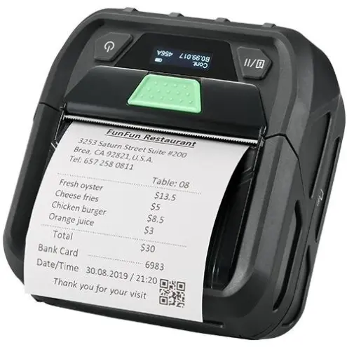 TSC RE310 Impresora Móvil de Etiquetas y Recibos 3" 203 DPI Negra - Imprime en campo sin interrupciones