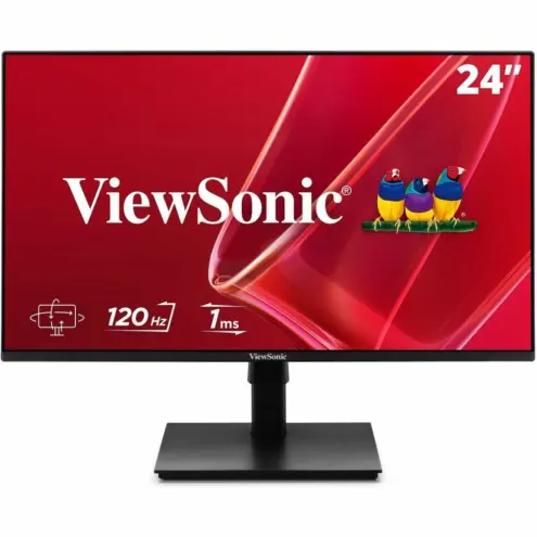 ViewSonic VA2448-MHJ Monitor 24" IPS Full HD 120Hz HDMI Negro - Ergonomía profesional para trabajar y jugar sin límites