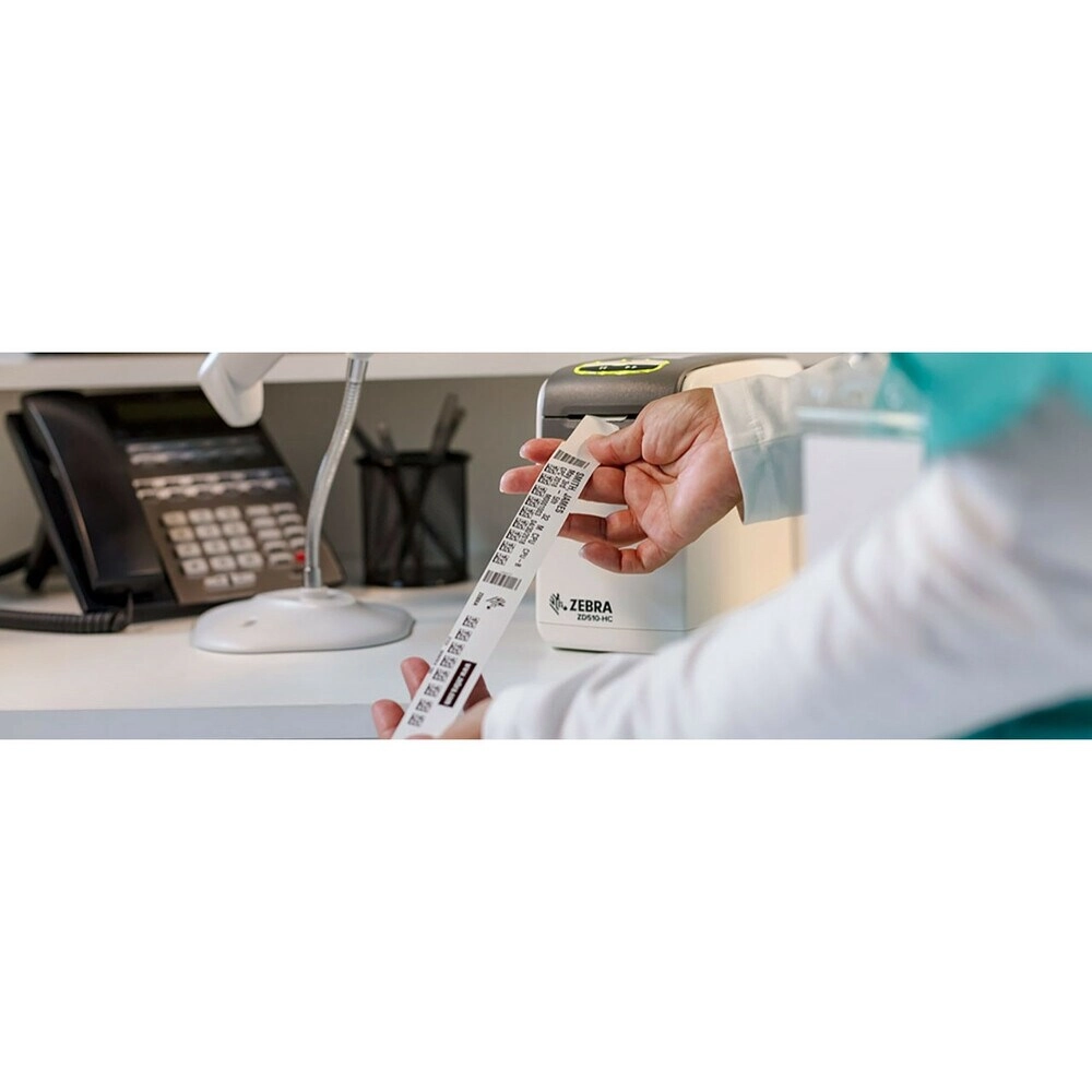 Zebra ZD510-HC Impresora Térmica Directa de Brazaletes USB + Ethernet + Bluetooth 300 dpi - Identificación hospitalaria sin errores